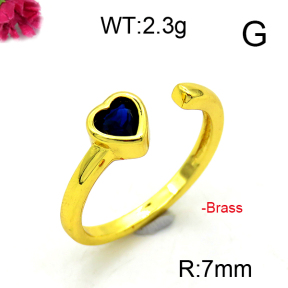 Fashion Brass Ring  F6R400964baka-L002