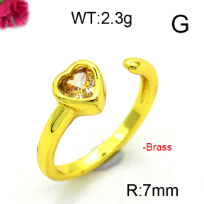 Fashion Brass Ring  F6R400965baka-L002