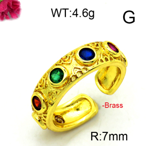 Fashion Brass Ring  F6R400969ablb-L002