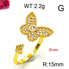 Fashion Brass Ring  F6R400970ablb-L002