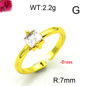 Fashion Brass Ring  F6R400972baka-L002