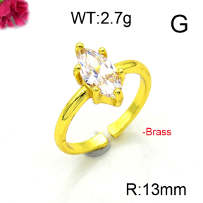 Fashion Brass Ring  F6R400977baka-L002