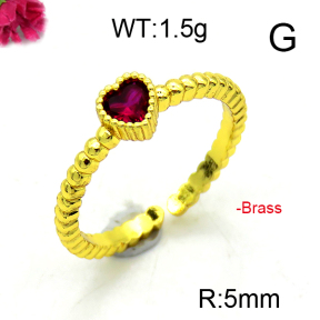 Fashion Brass Ring  F6R400983baka-L002