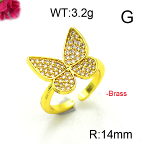 Fashion Brass Ring  F6R400984ablb-L002