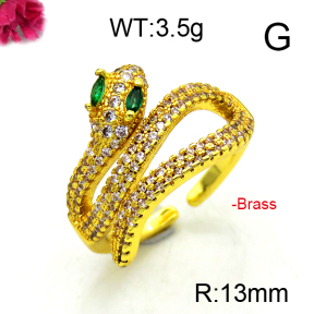 Fashion Brass Ring  F6R400985vbnb-L002