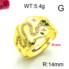 Fashion Brass Ring  F6R400986vbmb-L002