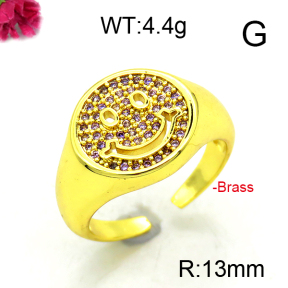 Fashion Brass Ring  F6R400987ablb-L002