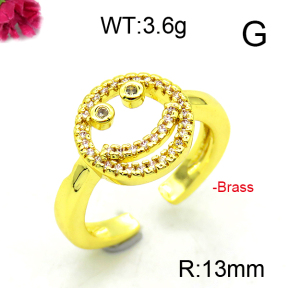 Fashion Brass Ring  F6R400988ablb-L002