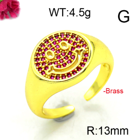 Fashion Brass Ring  F6R400989vbmb-L002