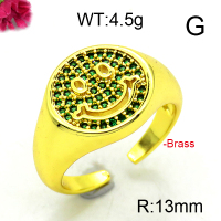 Fashion Brass Ring  F6R400990vbmb-L002
