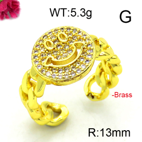 Fashion Brass Ring  F6R400991ablb-L002