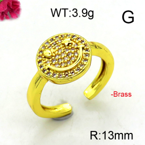 Fashion Brass Ring  F6R400994ablb-L002
