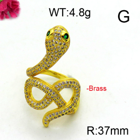 Fashion Brass Ring  F6R400996bhia-L002