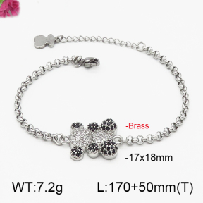 SS Bear Bracelets  TB5000070vhov-J82