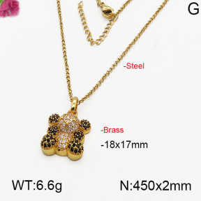 SS Bear Necklaces  TN5000064aivb-J82