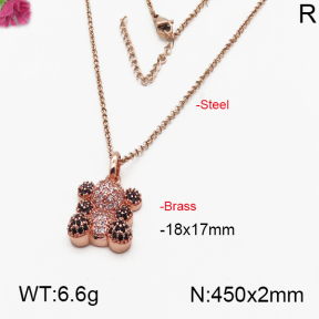 SS Bear Necklaces  TN5000065vihb-J82