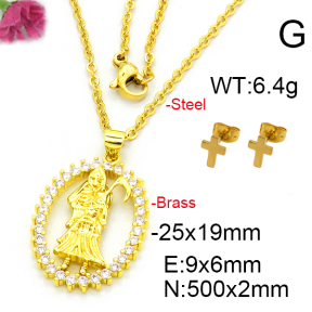 Fashion Brass Sets  F6S002955baka-L002