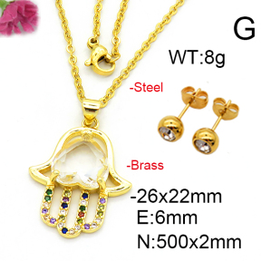 Fashion Brass Sets  F6S002958aakl-L002