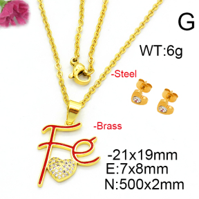 Fashion Brass Sets  F6S002961baka-L002