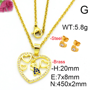 Fashion Brass Sets  F6S002963baka-L002