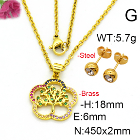 Fashion Brass Sets  F6S002964aakl-L002