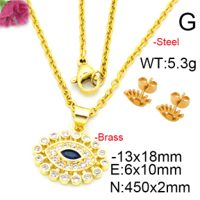 Fashion Brass Sets  F6S002969avja-L002