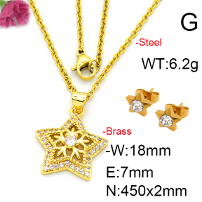 Fashion Brass Sets  F6S002972avja-L002