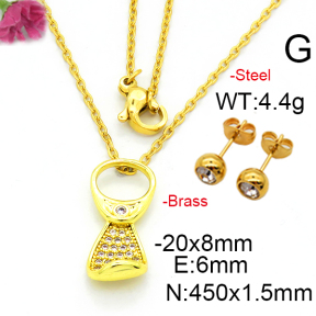 Fashion Brass Sets  F6S002981aajl-L002