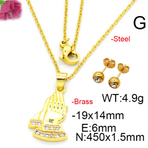 Fashion Brass Sets  F6S002999avja-L002