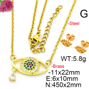 Fashion Brass Sets  F6S003001aakl-L002