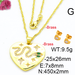 Fashion Brass Sets  F6S003003aakl-L002