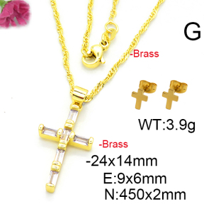 Fashion Brass Sets  F6S003022avja-L002