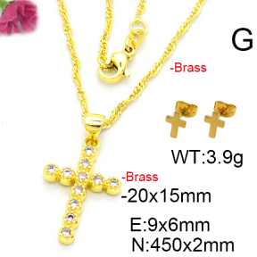 Fashion Brass Sets  F6S003025avja-L002