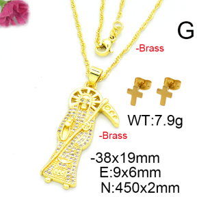 Fashion Brass Sets  F6S003032ablb-L002