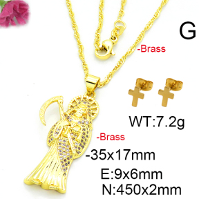 Fashion Brass Sets  F6S003033ablb-L002