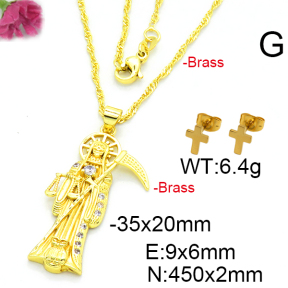 Fashion Brass Sets  F6S003034aajl-L002