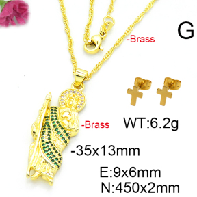 Fashion Brass Sets  F6S003037bbml-L002