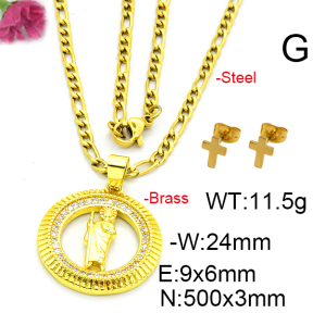 Fashion Brass Sets  F6S003046baka-L002