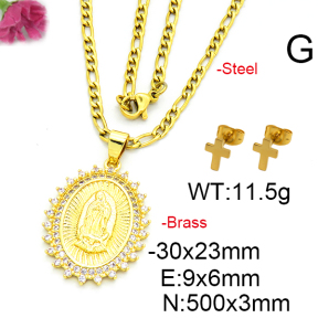 Fashion Brass Sets  F6S003055ablb-L002