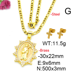 Fashion Brass Sets  F6S003058ablb-L002