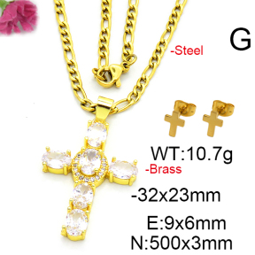 Fashion Brass Sets  F6S003066ablb-L002