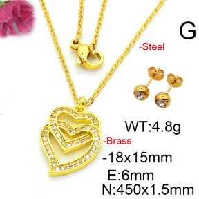 Fashion Brass Sets  F6S003091avja-L002