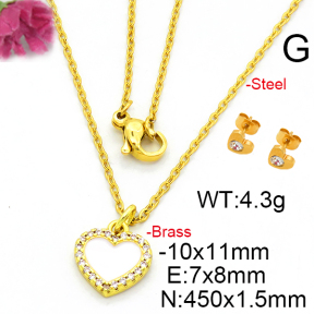 Fashion Brass Sets  F6S003094aaij-L002