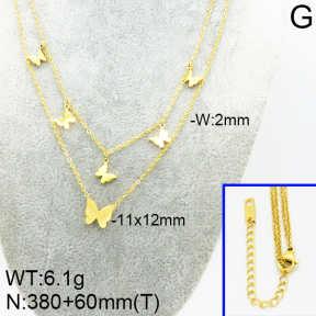 SS Necklace  2N2000030bhil-669