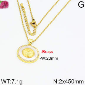 Fashion Brass Necklace  F2N400010vhmv-J40