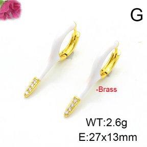 Fashion Copper Earrings  F6E301245ablb-L017