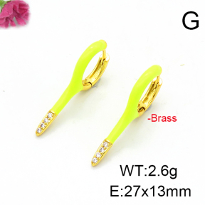 Fashion Copper Earrings  F6E301247ablb-L017