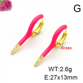 Fashion Copper Earrings  F6E301249ablb-L017