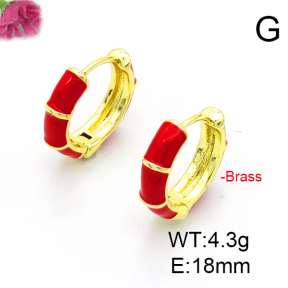 Fashion Copper Earrings  F6E301254ablb-L017