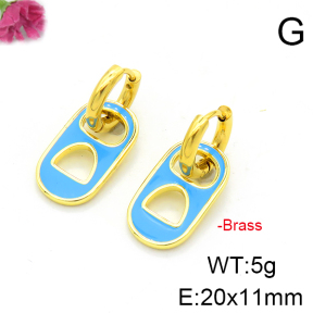 Fashion Copper Earrings  F6E301274ablb-L017